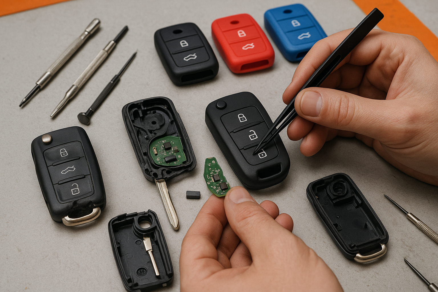 Afstandsbediening repareren - professionele tools en behuizingen