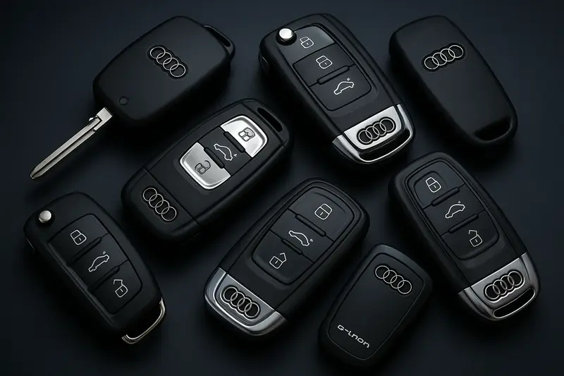 Audi Sleutels Collectie - Advanced Key, Keyless Go en Transponder Sleutels