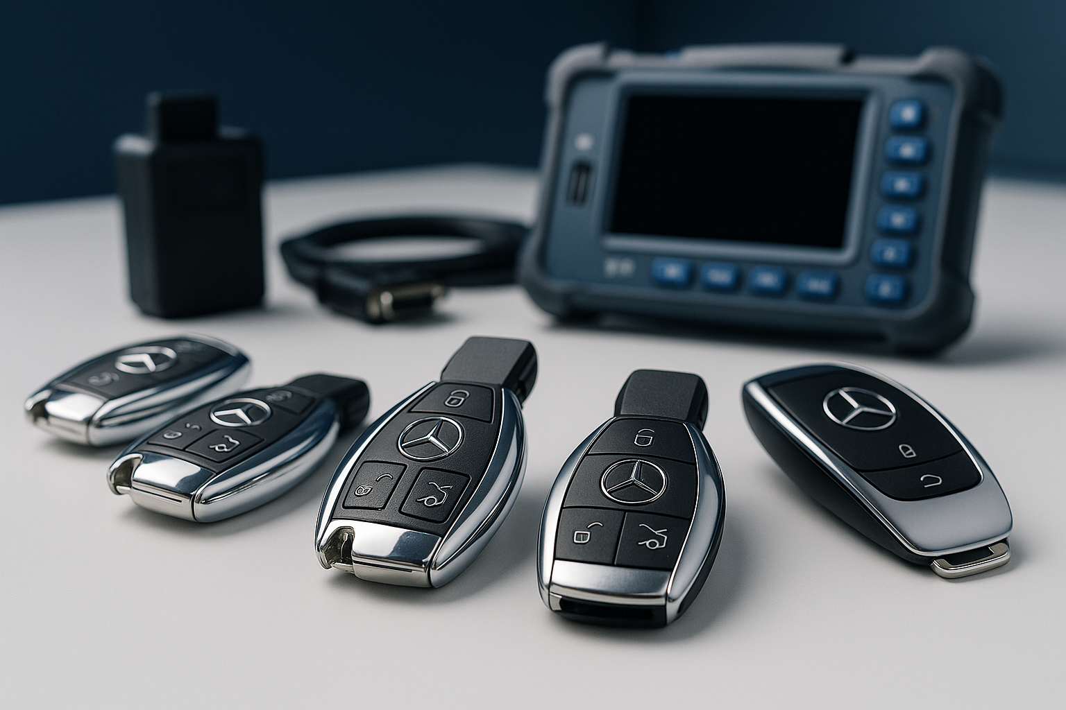 Mercedes-Benz Sleutels Collectie - SmartKey, Keyless Go en Transponder Sleutels