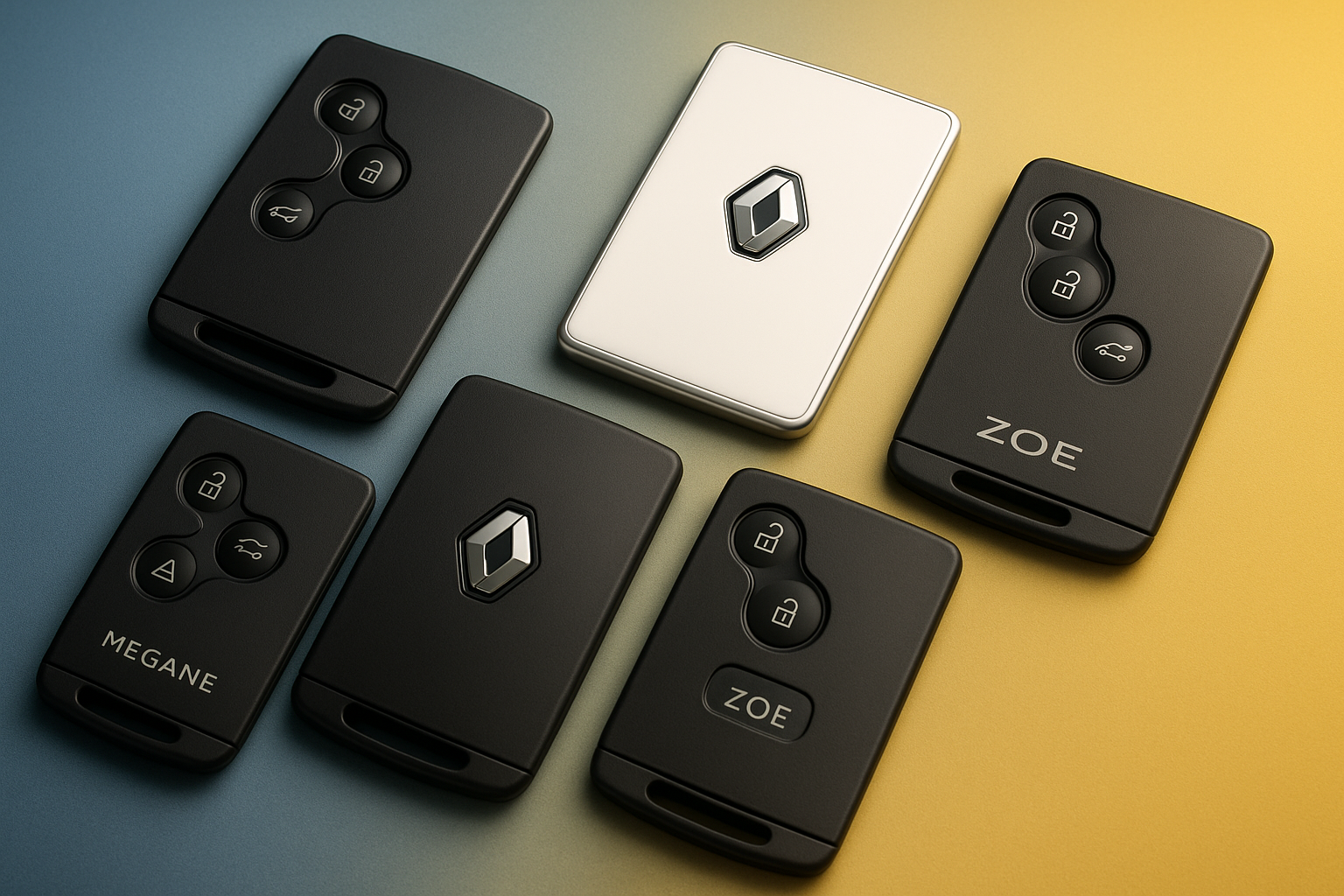Renault Sleutelkaarten Collectie - Hands-Free, Keyless Go en Transponder Sleutels