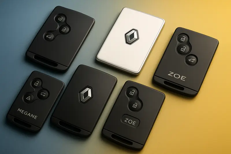 Renault Sleutelkaarten Collectie - Hands-Free, Keyless Go en Transponder Sleutels